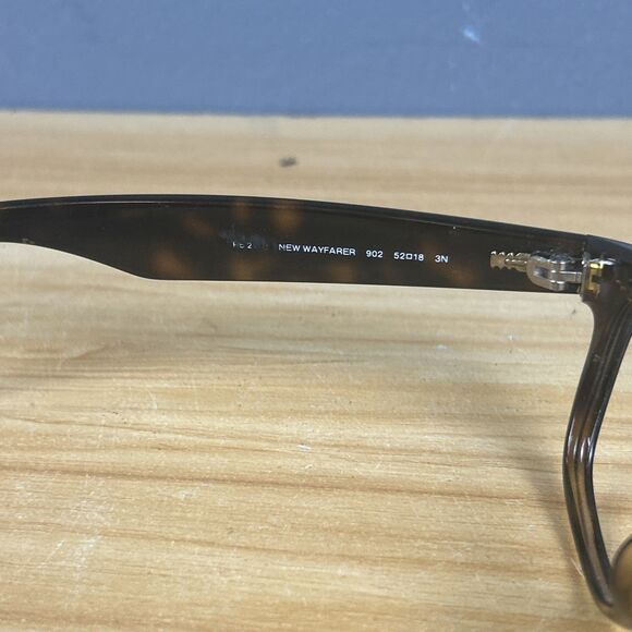 Ray-Ban RB2132 New Wayfarer 902 52 18 3N Brown Sunglasses - Picture 6 of 9